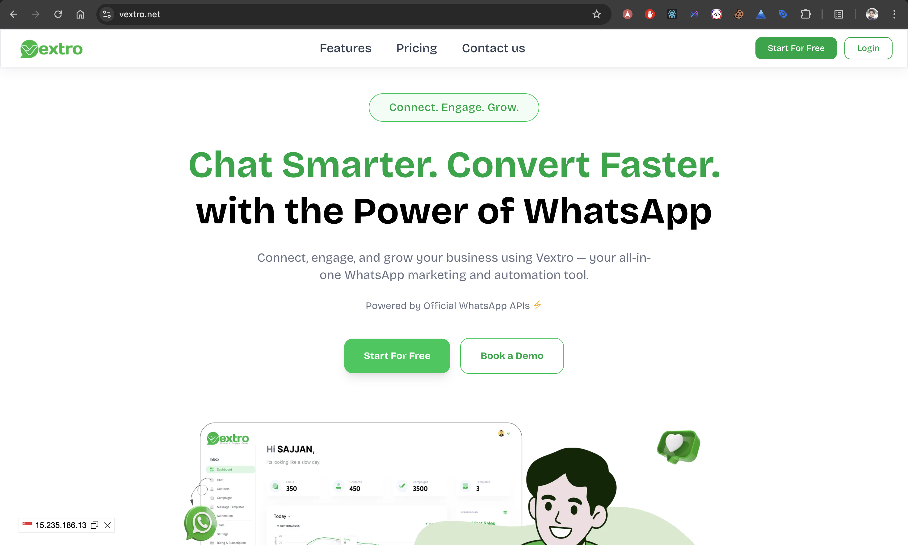 Vextro Frontend