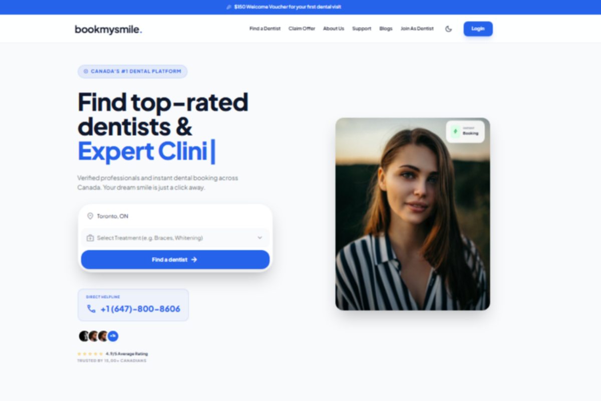 Book My Smile - Frontend