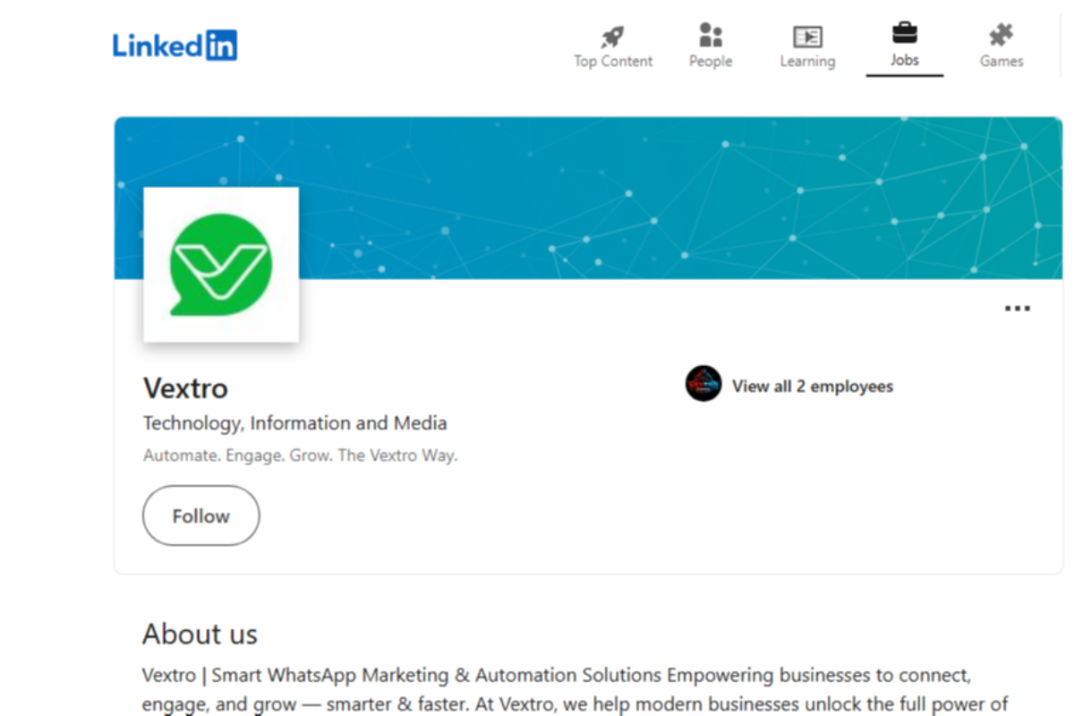 Vextro LinkedIn Marketing 